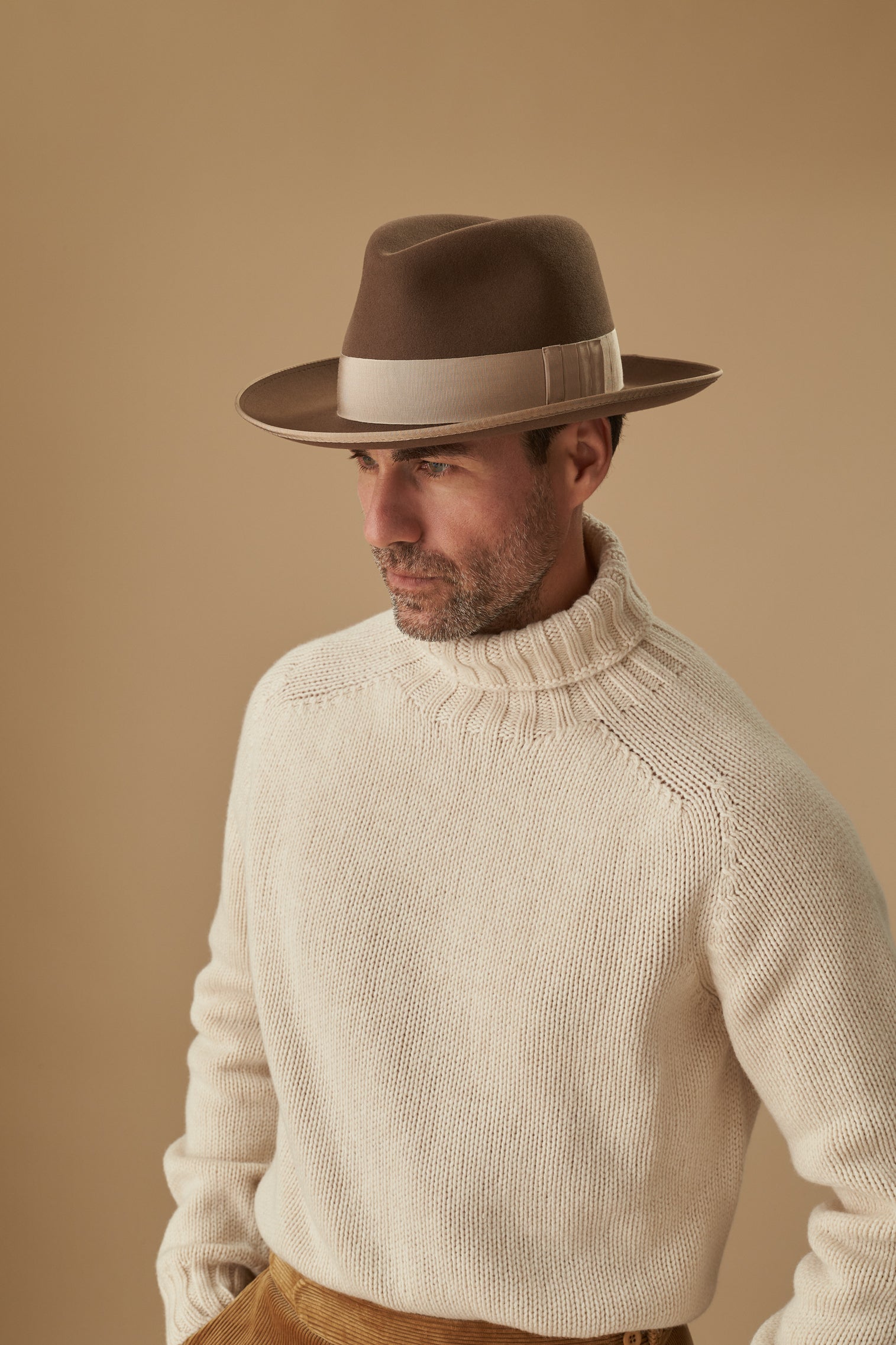 Moritz Light Brown Fedora - Designed by Maxwell Collection AW24 - Lock & Co. Hatters London UK