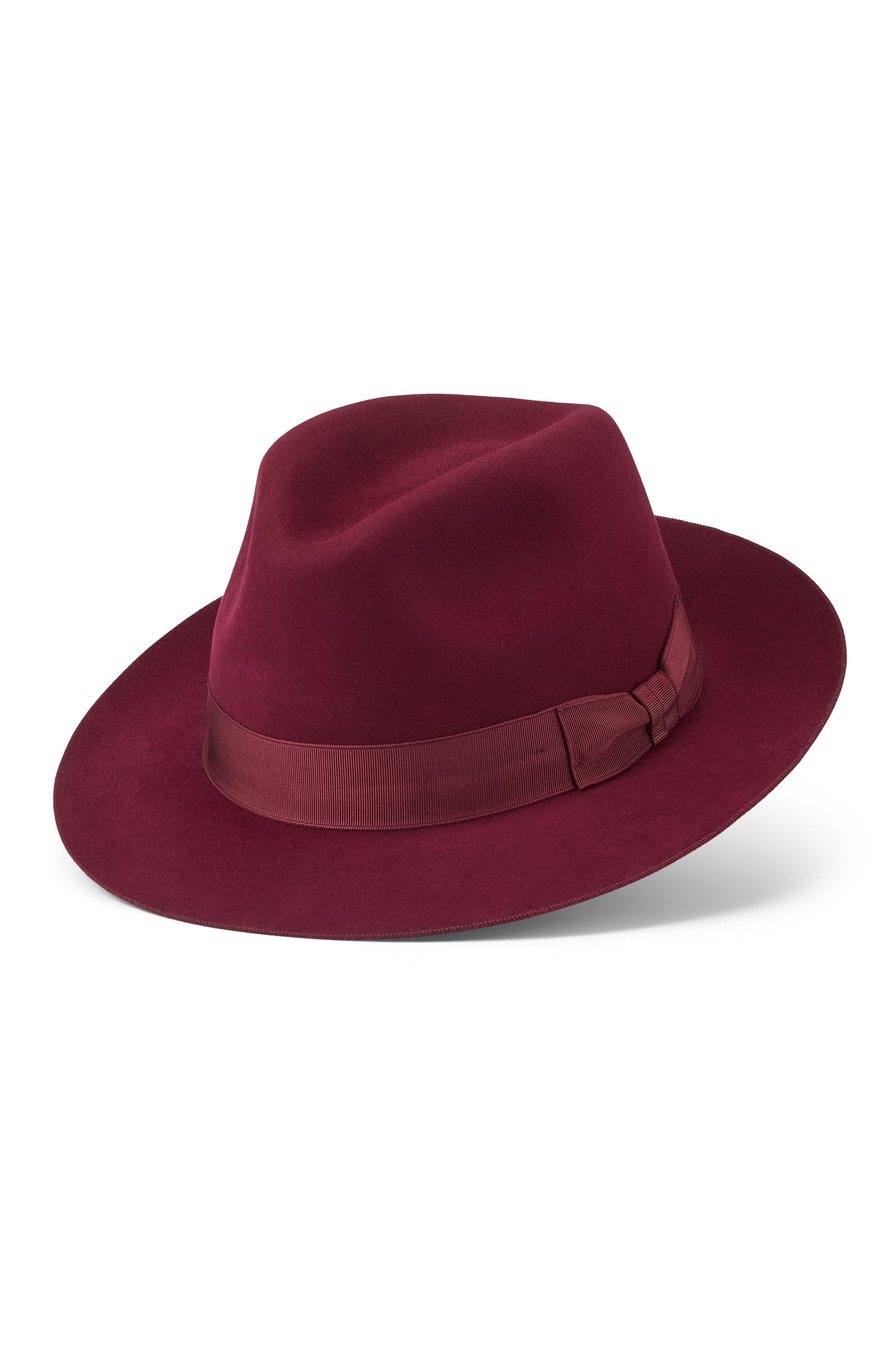 Fairbanks Burgundy Trilby -  - Lock & Co. Hatters London UK