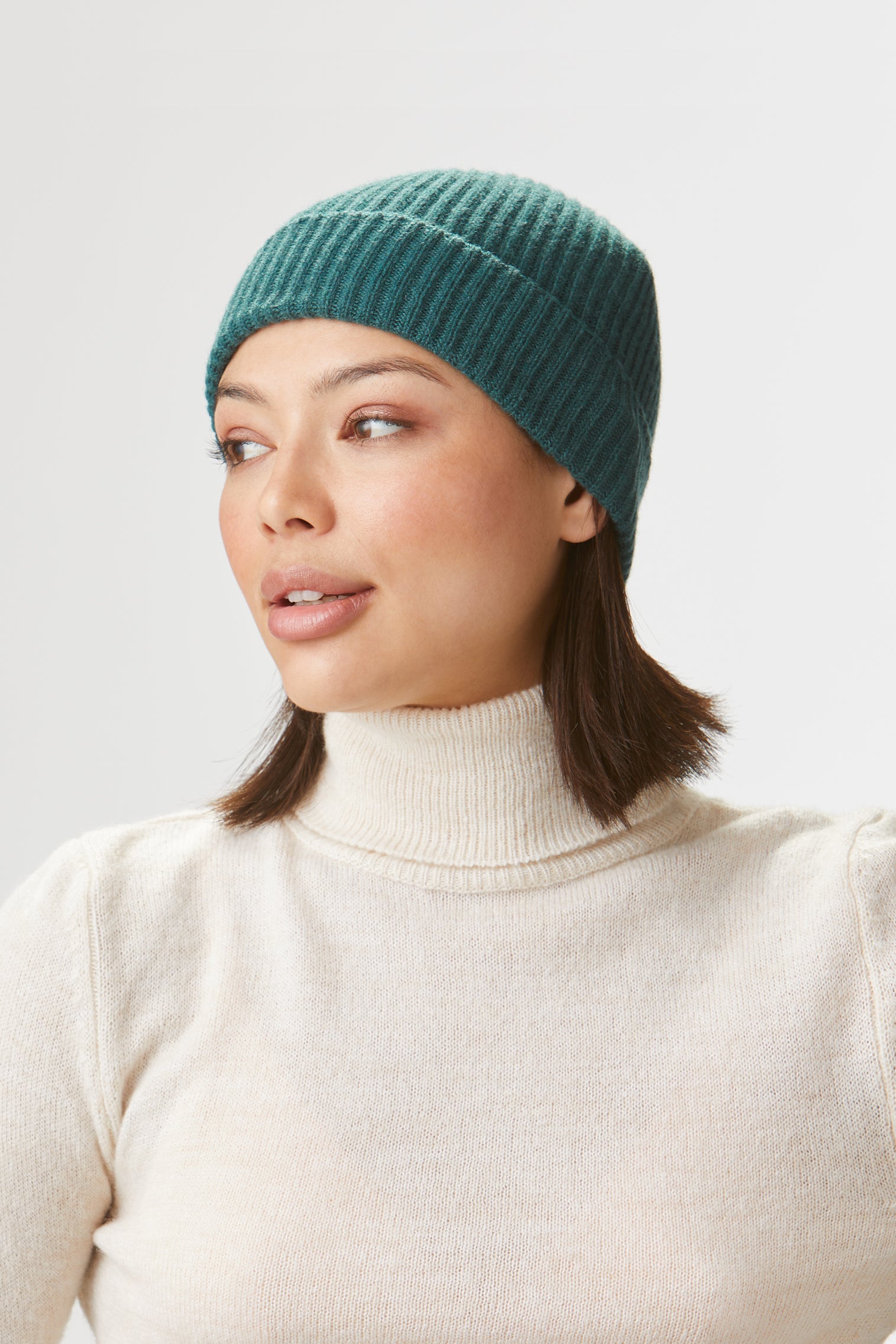 Green Cashmere Ski Beanie -  - Lock & Co. Hatters London UK