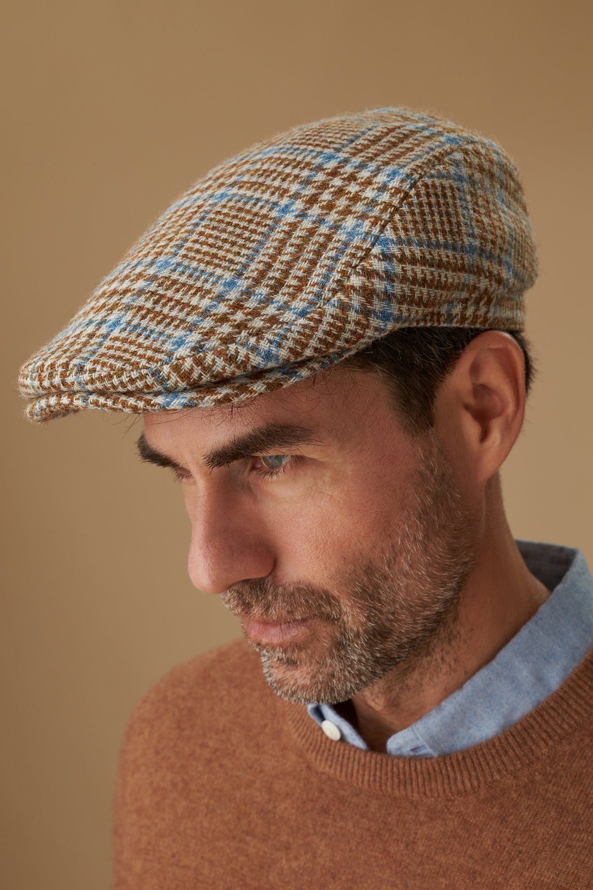 Grosvenor Tweed Flat Cap. Hats for Men & Women