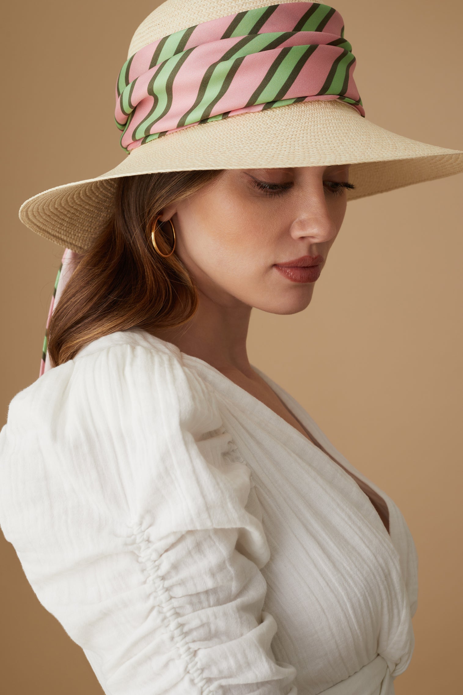 Women Wide Brim Summer Sun Flap Cap Hat Neck Cover Lebanon