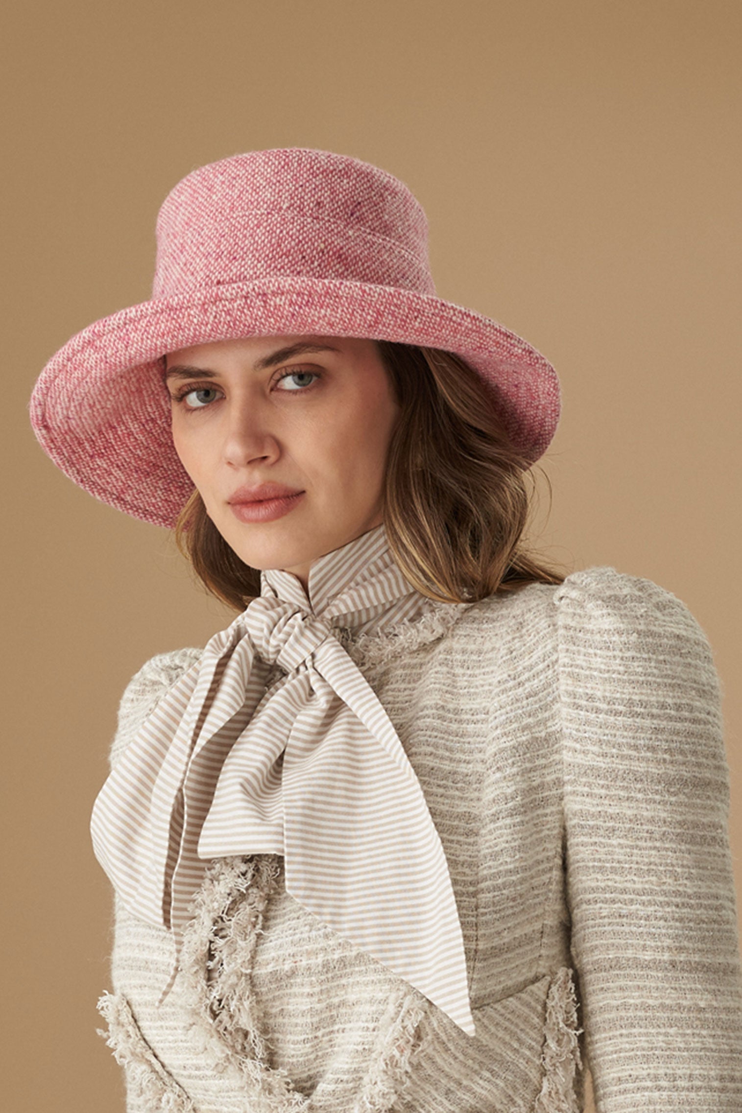 Margot Pink Tweed Hat - Women’s Hats - Lock & Co. Hatters London UK