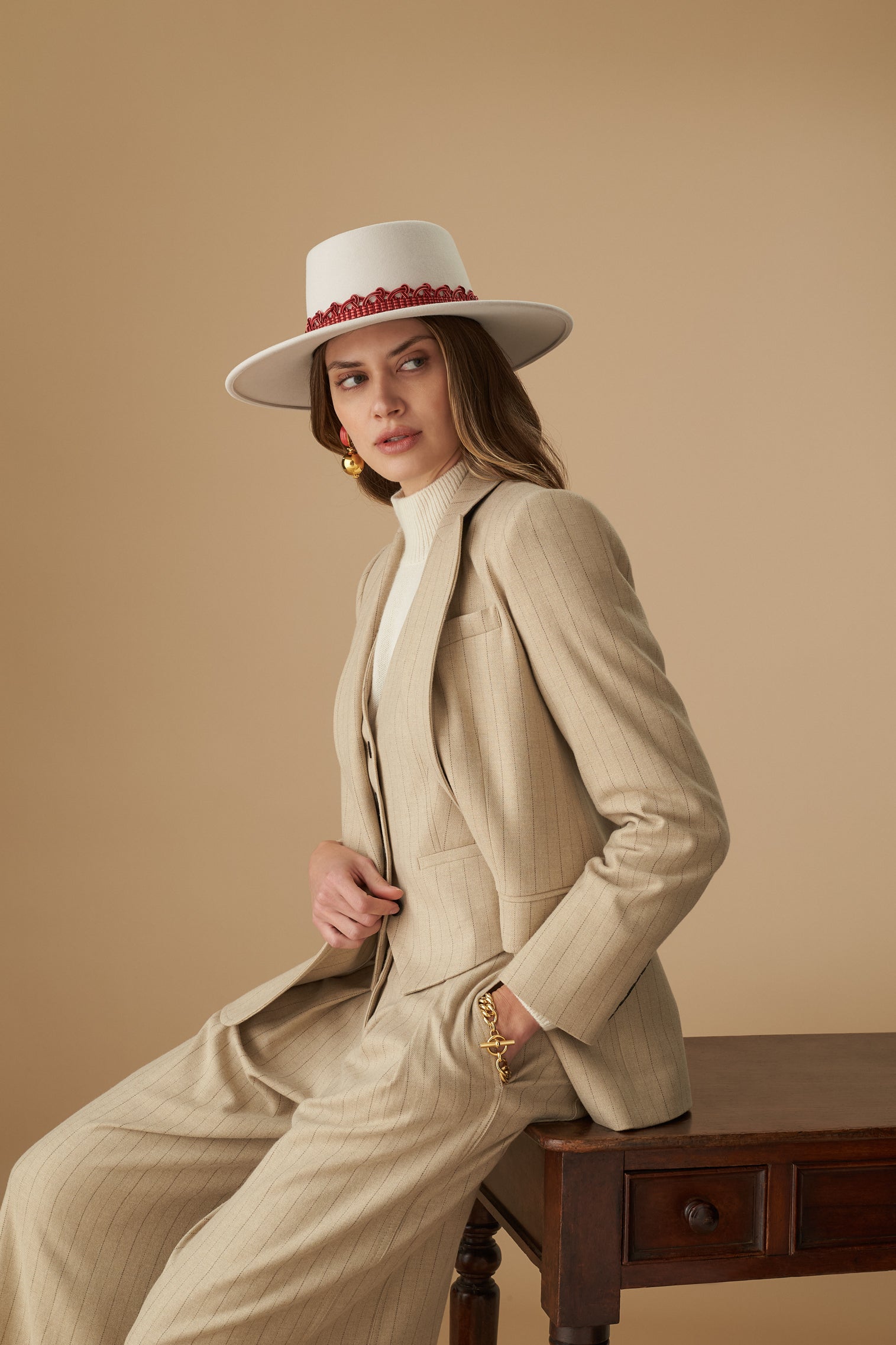 Maeve White Fedora - New Season Women's Hats - Lock & Co. Hatters London UK