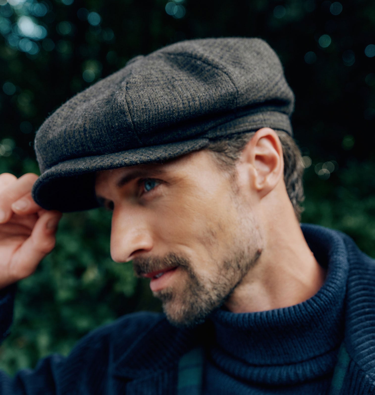 Tremelo Green Check Bakerboy Cap - Men's Hats - Lock & Co. Hatters London UK