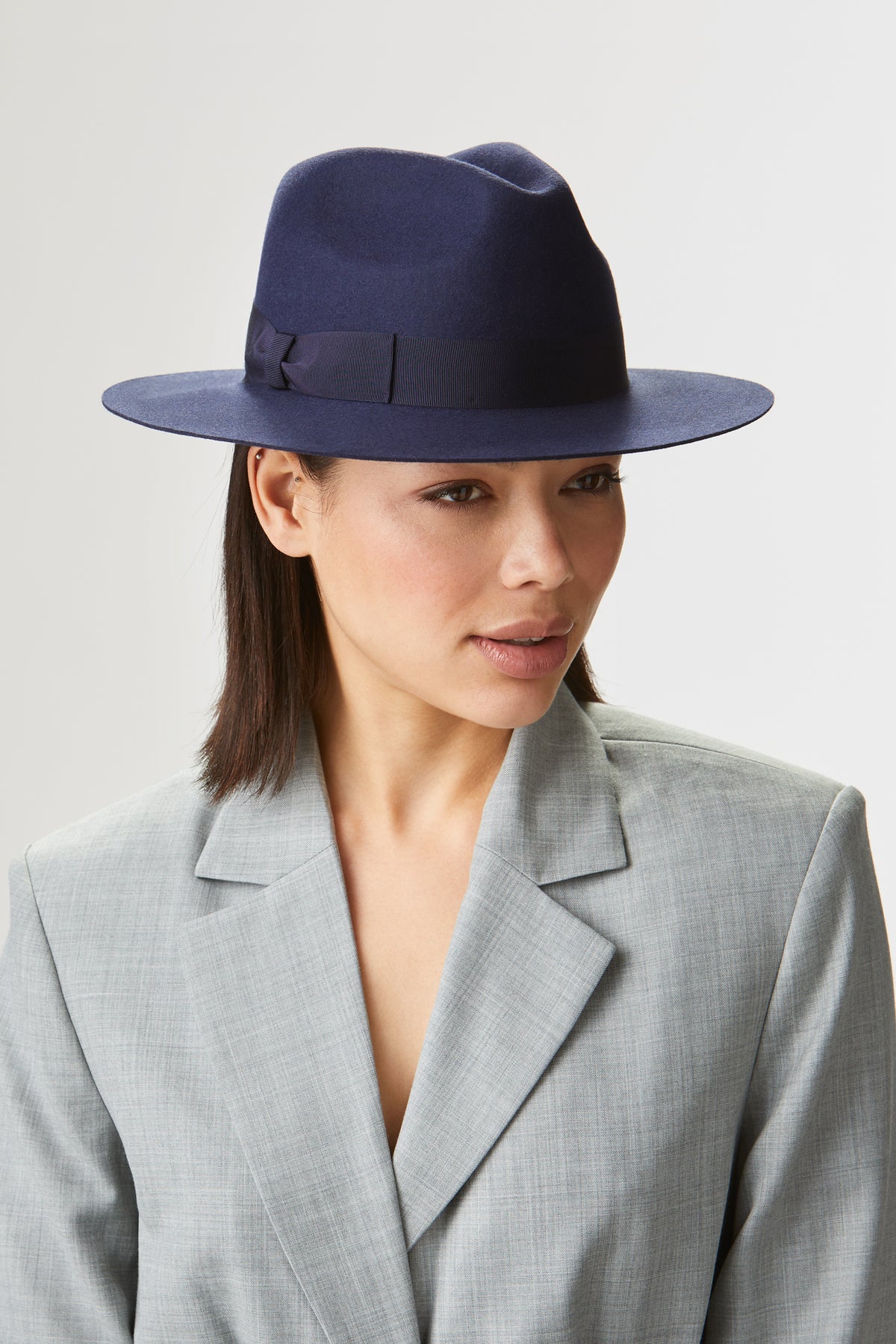 Navy blue trilby hat online