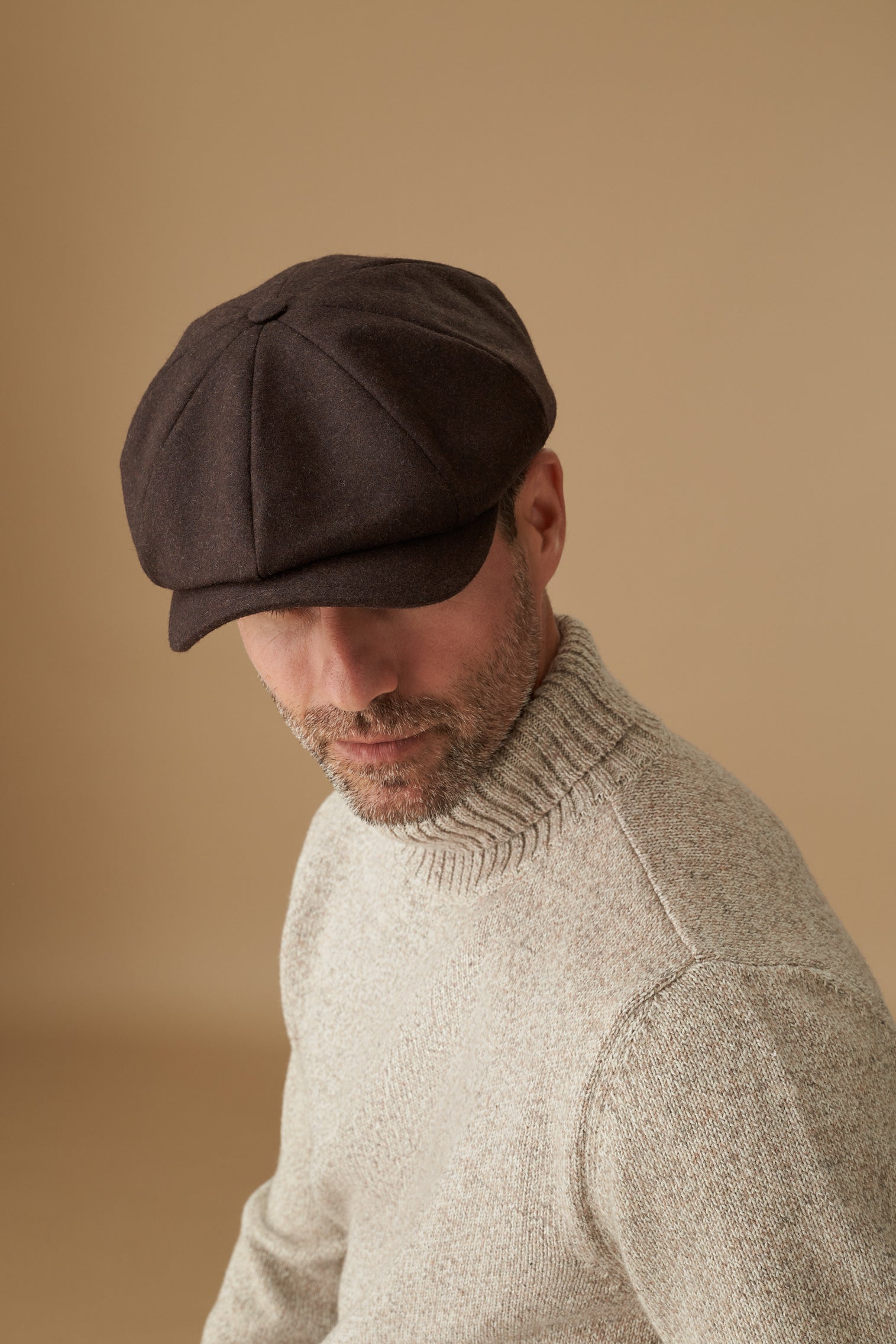 Newsboy Dark Brown Bakerboy Cap -  - Lock & Co. Hatters London UK