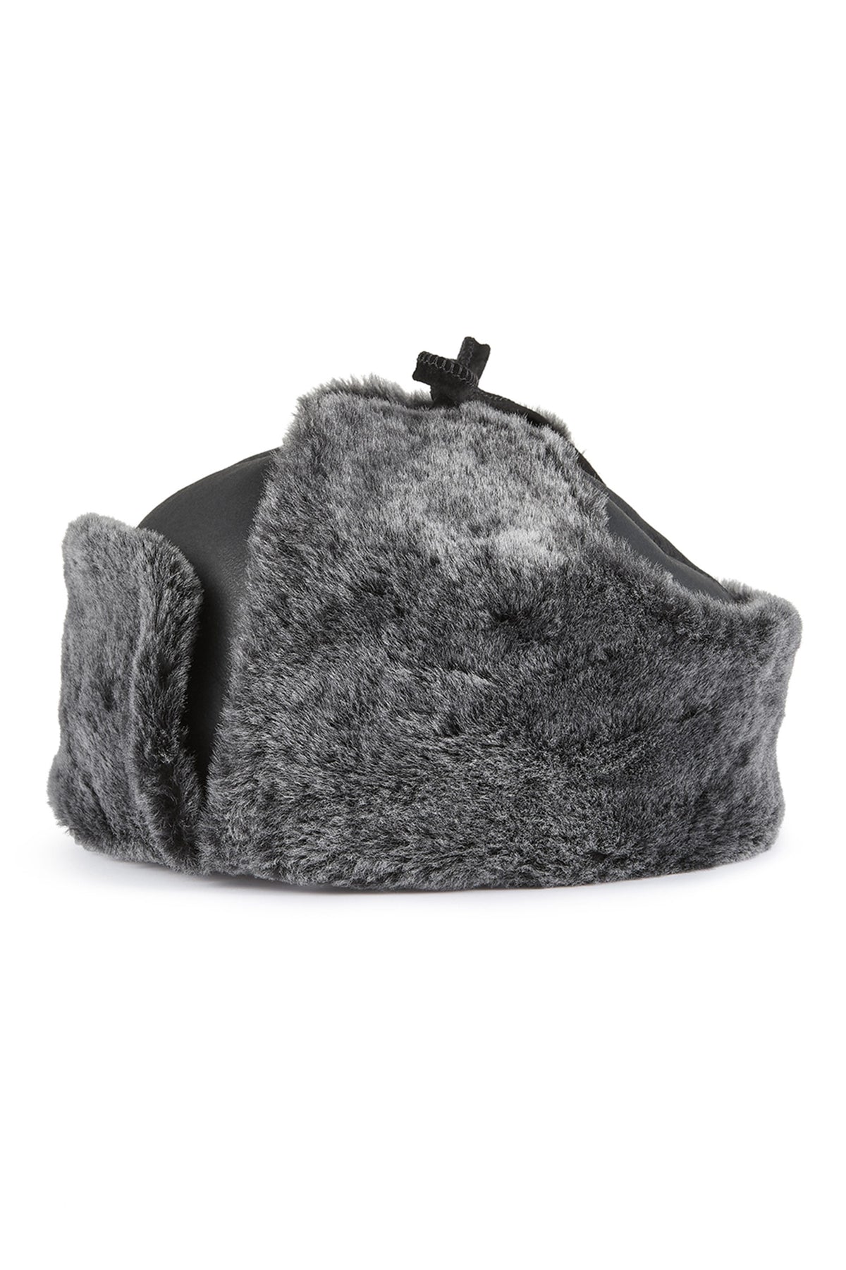 Home Prefer Winter Hat with Brim Earflap Fitted Hat Faux Fur Baseball Cap for Men