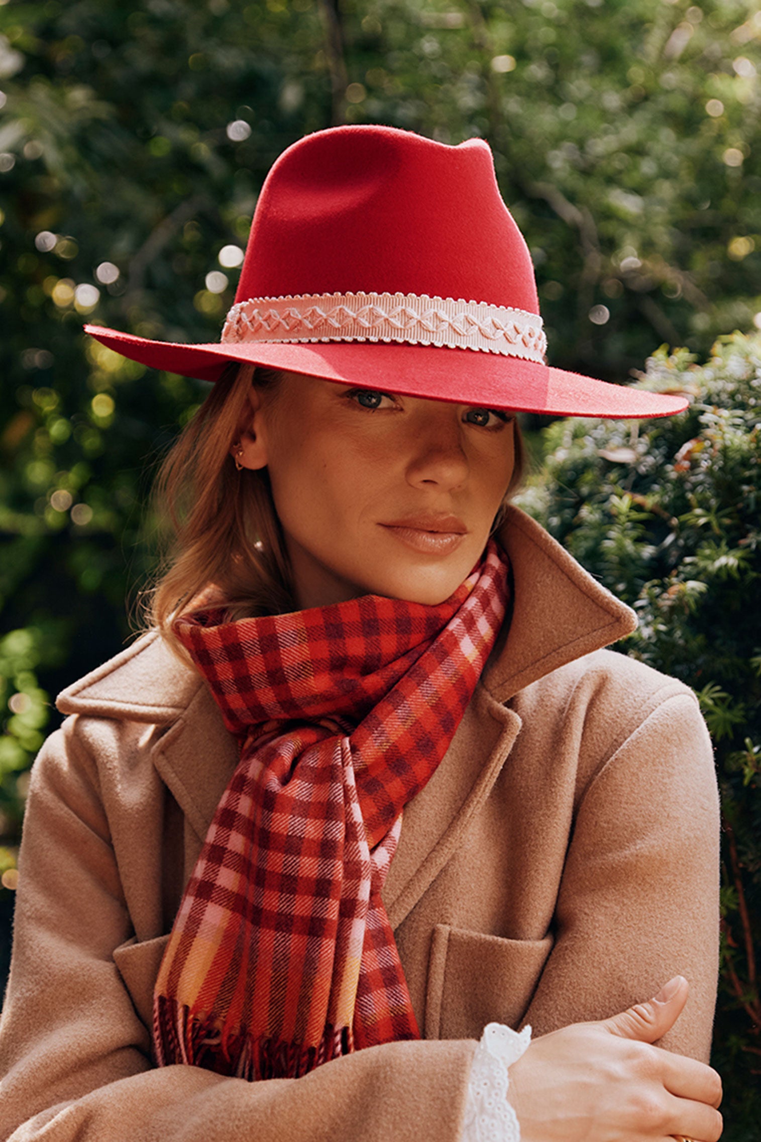 Scarlett Red Fedora - Women’s Hats - Lock & Co. Hatters London UK