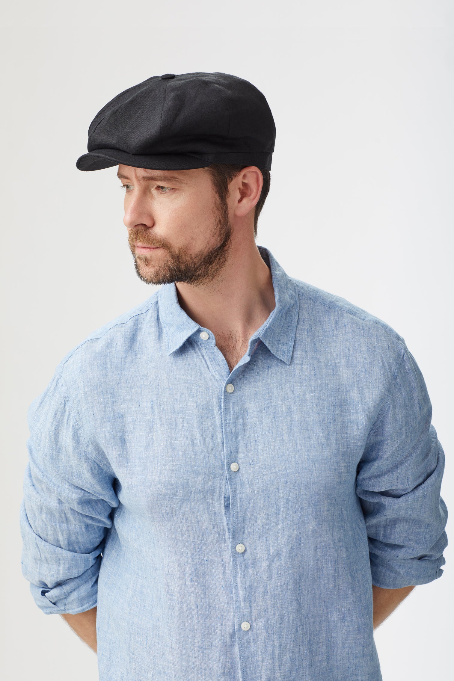 Lock & Co Hatters Cannes Flat Cap or Linen Hat in Beige : UK at