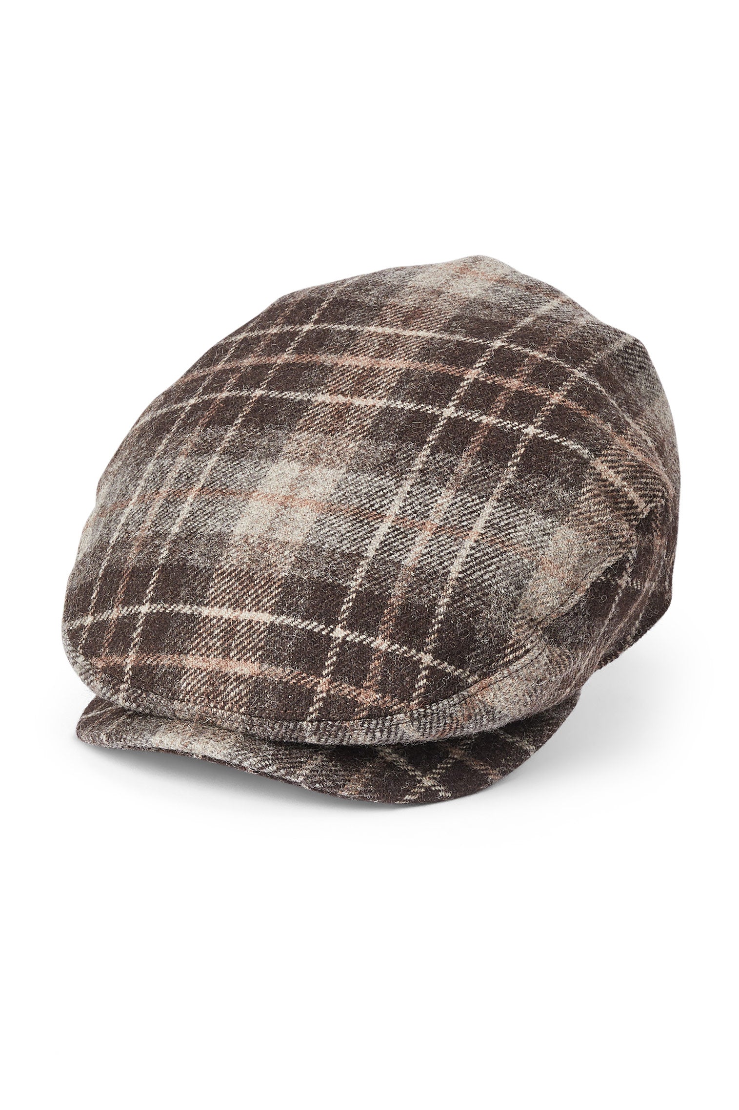 Turnberry Plaid Flat Cap. Hats for Men Women