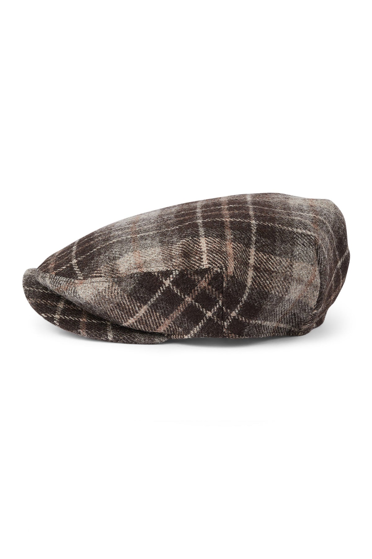 Turnberry Plaid Flat Cap, Brown/Beige / 58 cm - Lock & Co. Hatters Mens Hats