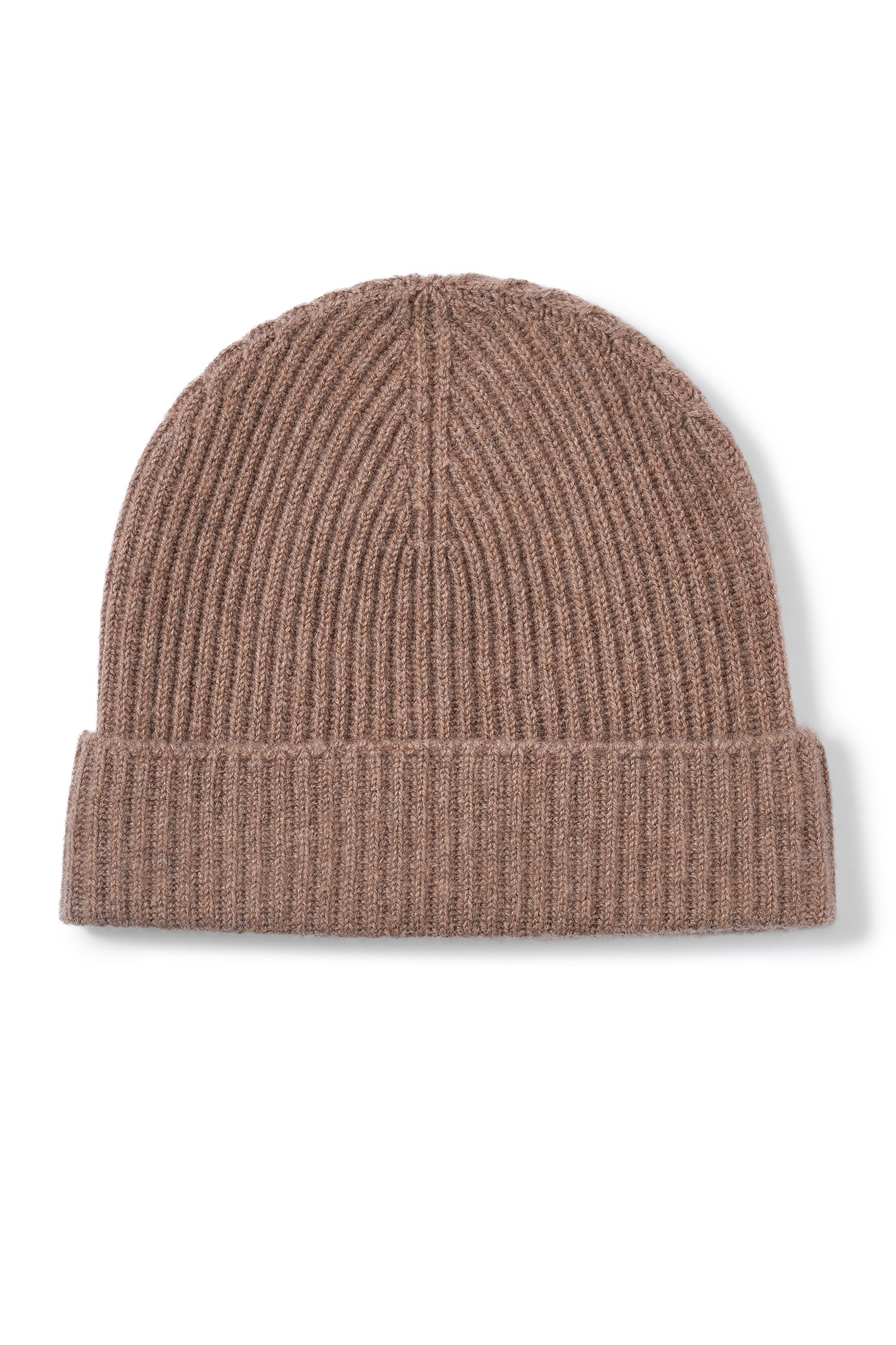 Taupe Cashmere Ski Beanie - Men's Hats - Lock & Co. Hatters London UK