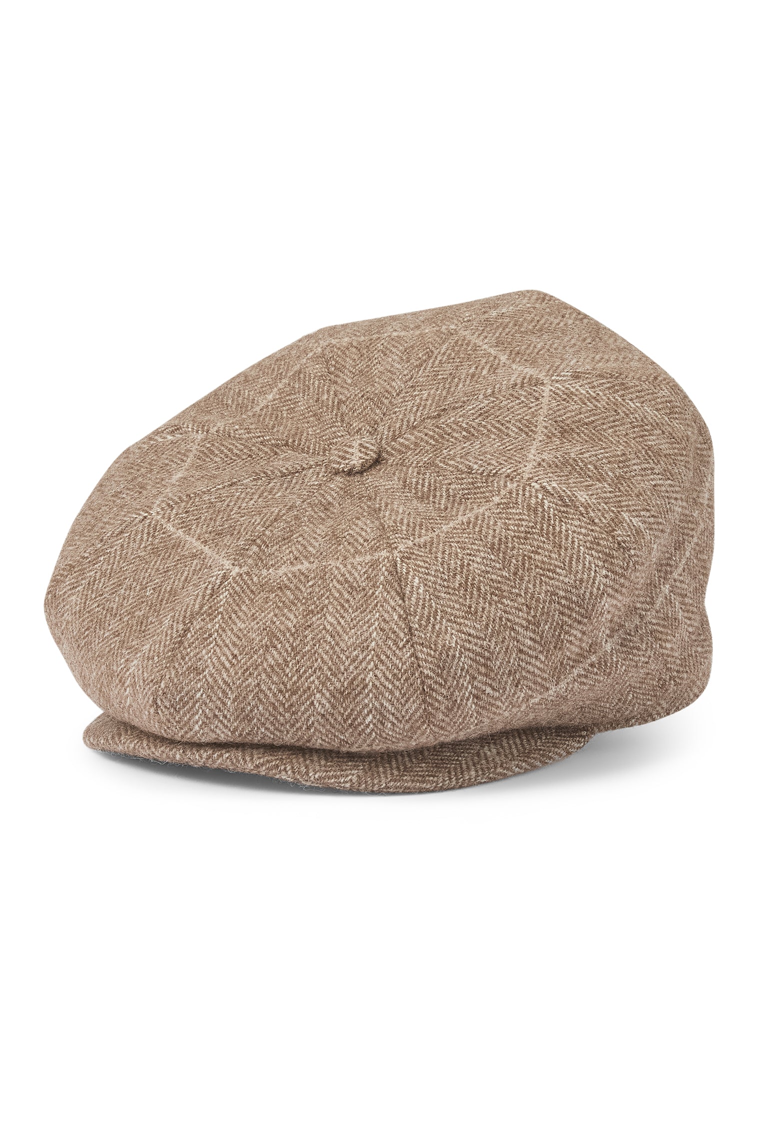 Tremelo Herringbone Bakerboy Cap - Men's Hats - Lock & Co. Hatters London UK