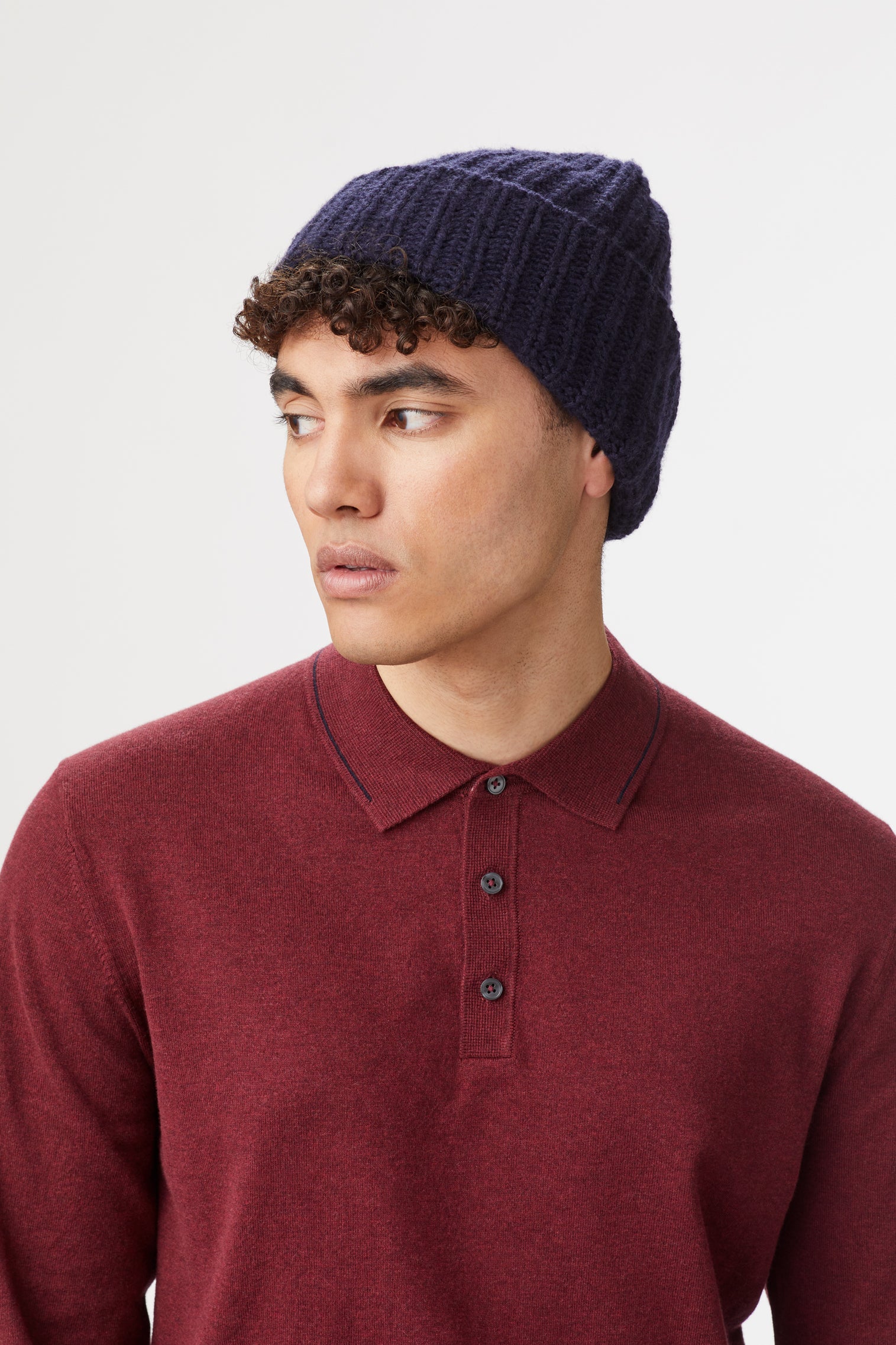 Lock x Joe Watchman Navy Cashmere Beanie -  - Lock & Co. Hatters London UK