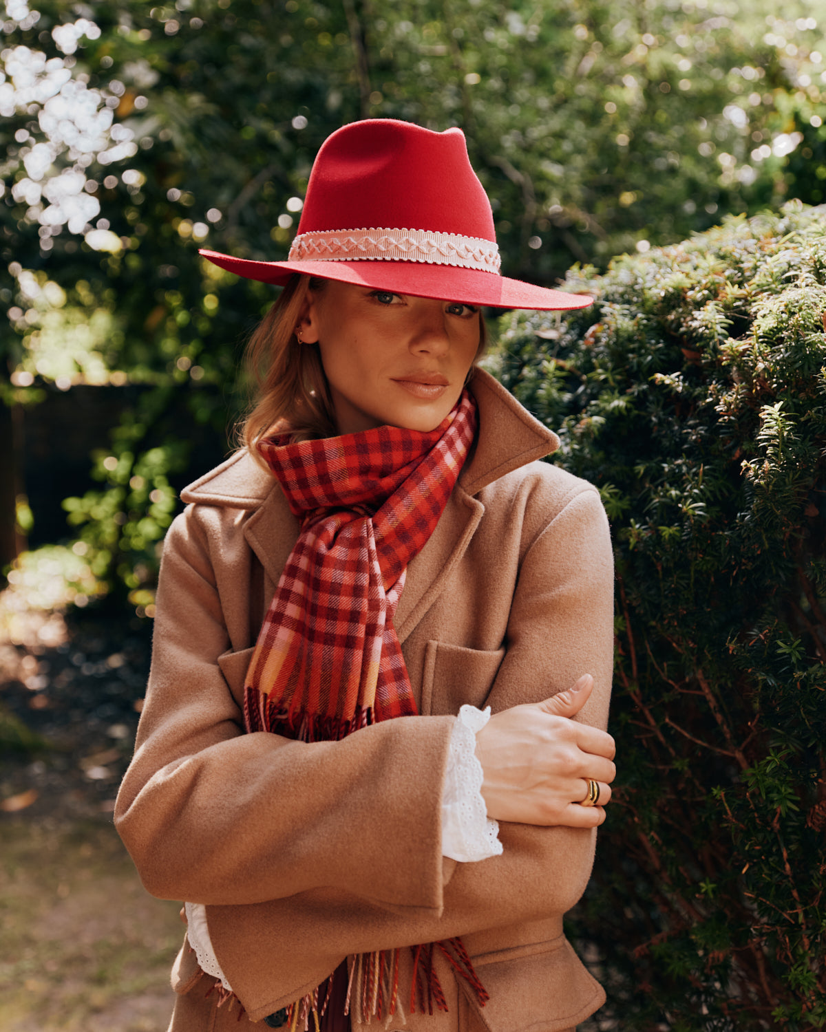 Scarlett Red Fedora - New Season Women's Hats - Lock & Co. Hatters London UK