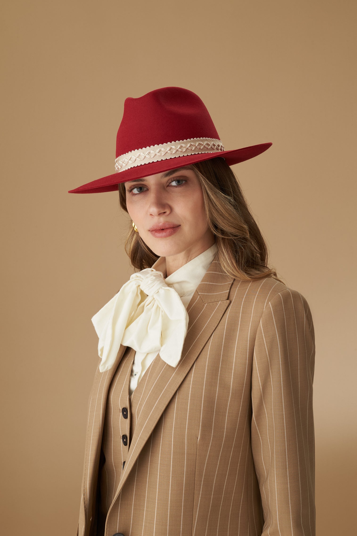 Scarlett Red Fedora - New Season Women's Hats - Lock & Co. Hatters London UK