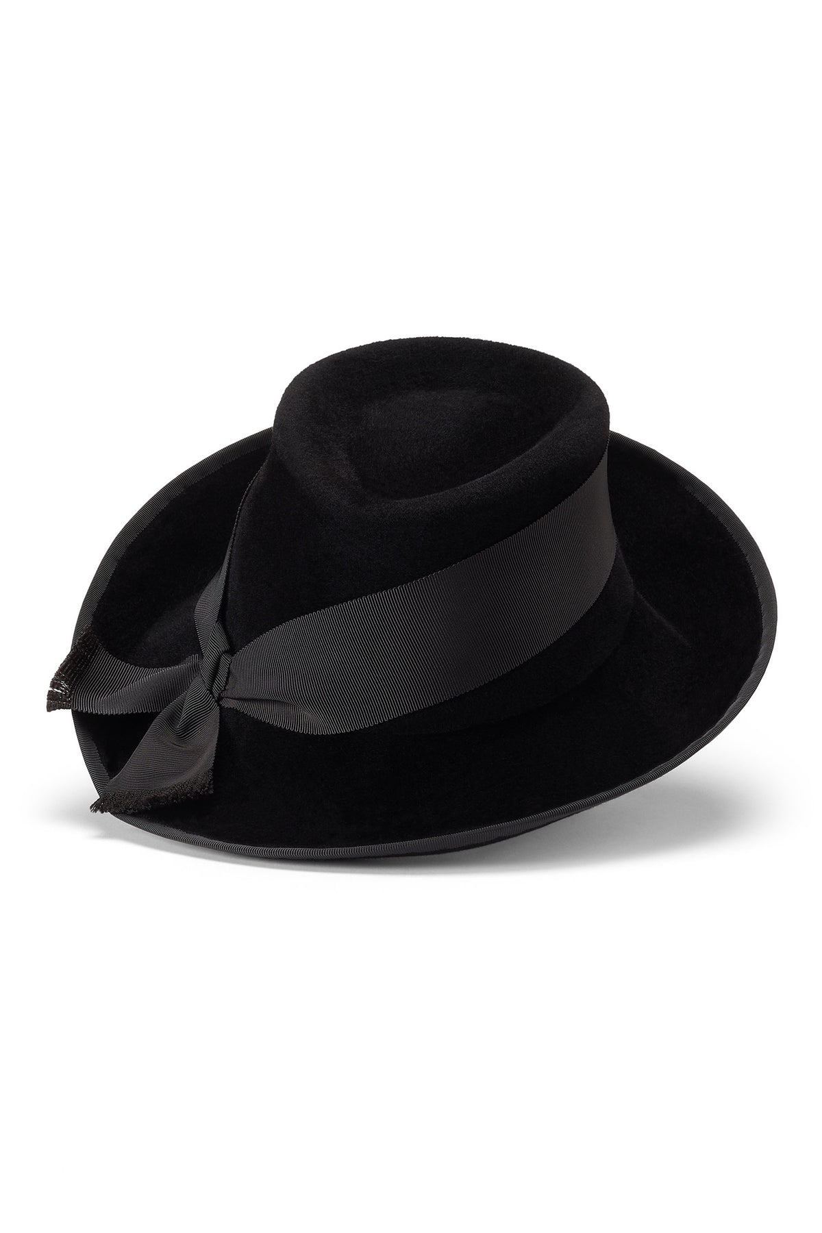 Ladies black sales trilby hat